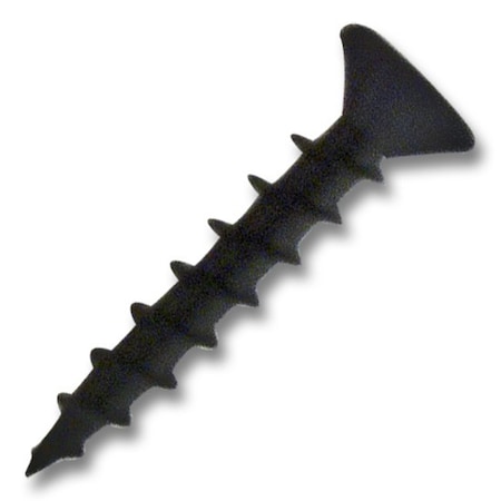 Csh Wood Screw, #8, 1 in, Black Stainless Steel Flat Head Combination Phillips/Slotted Drive, 11000 PK 0.FCC08100BN17